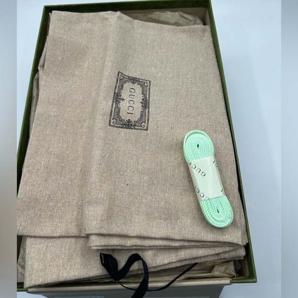 Gucci Basket High Top Women Sneaker in Multi C Distressed Demetra US 7 - Picture 9 of 10